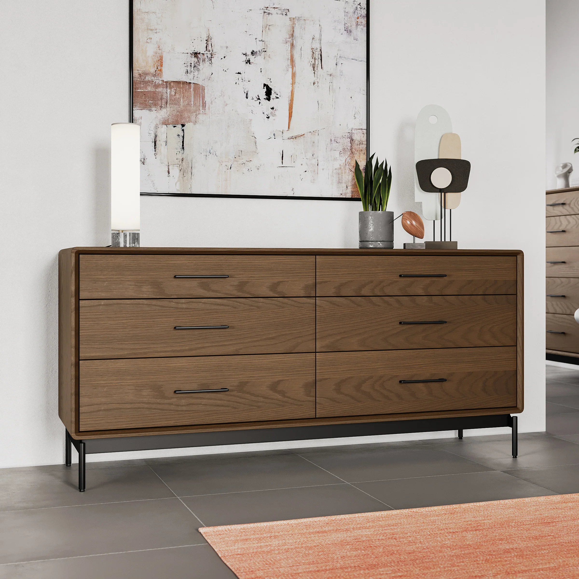 Linq 6 Drawer Dresser - Image 11