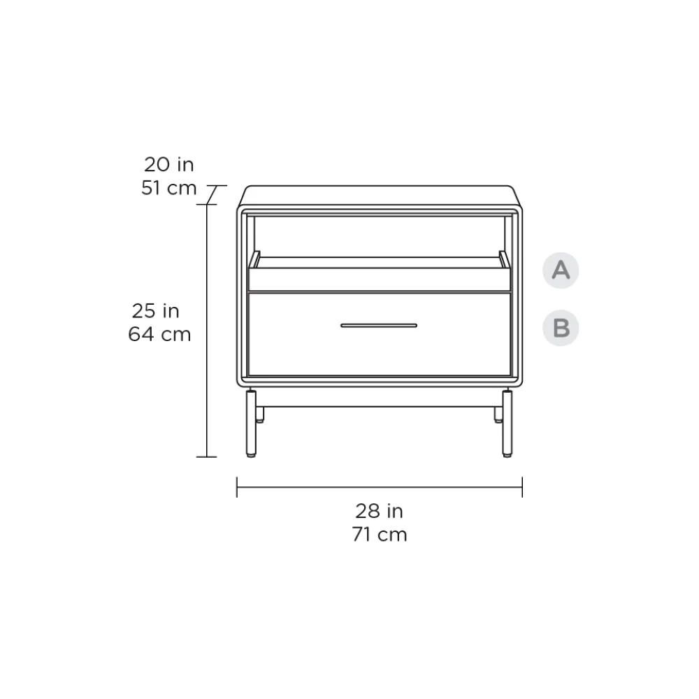 Linq Side Table/Nightstand - Image 38