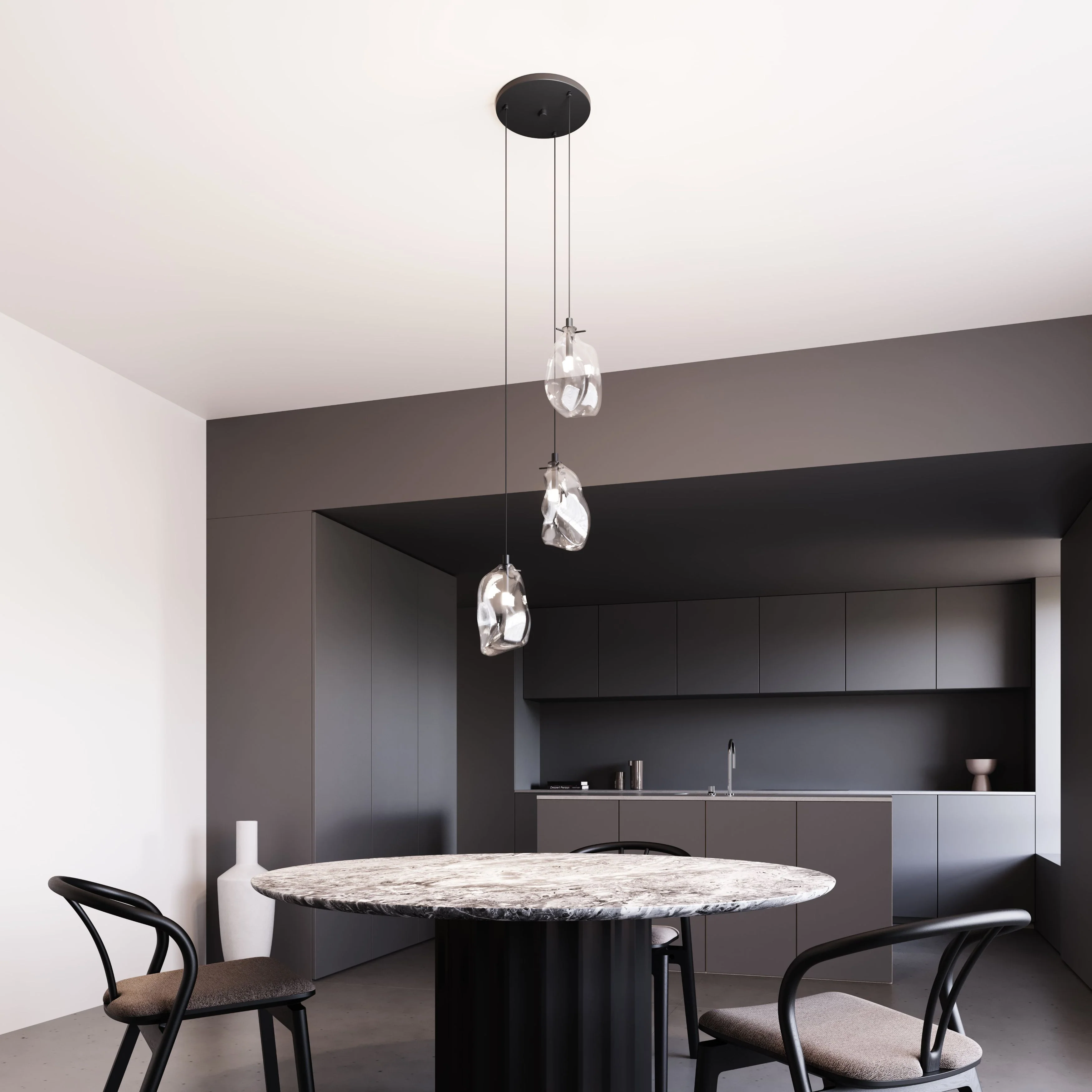 Liquid Three Light Multi Pendant Light - Image 7