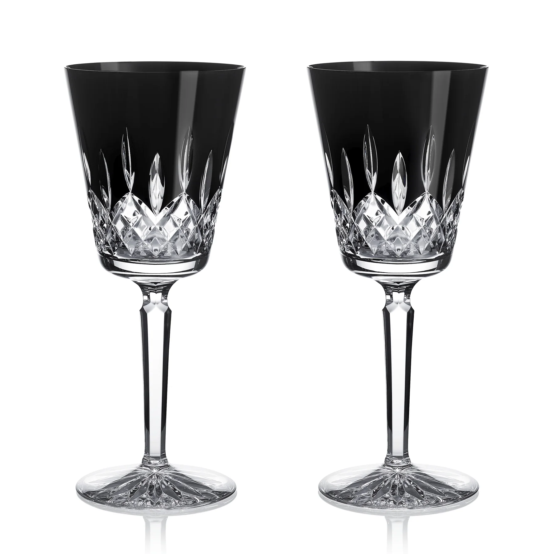 Lismore Black Goblets (Set of 2) - Image 3