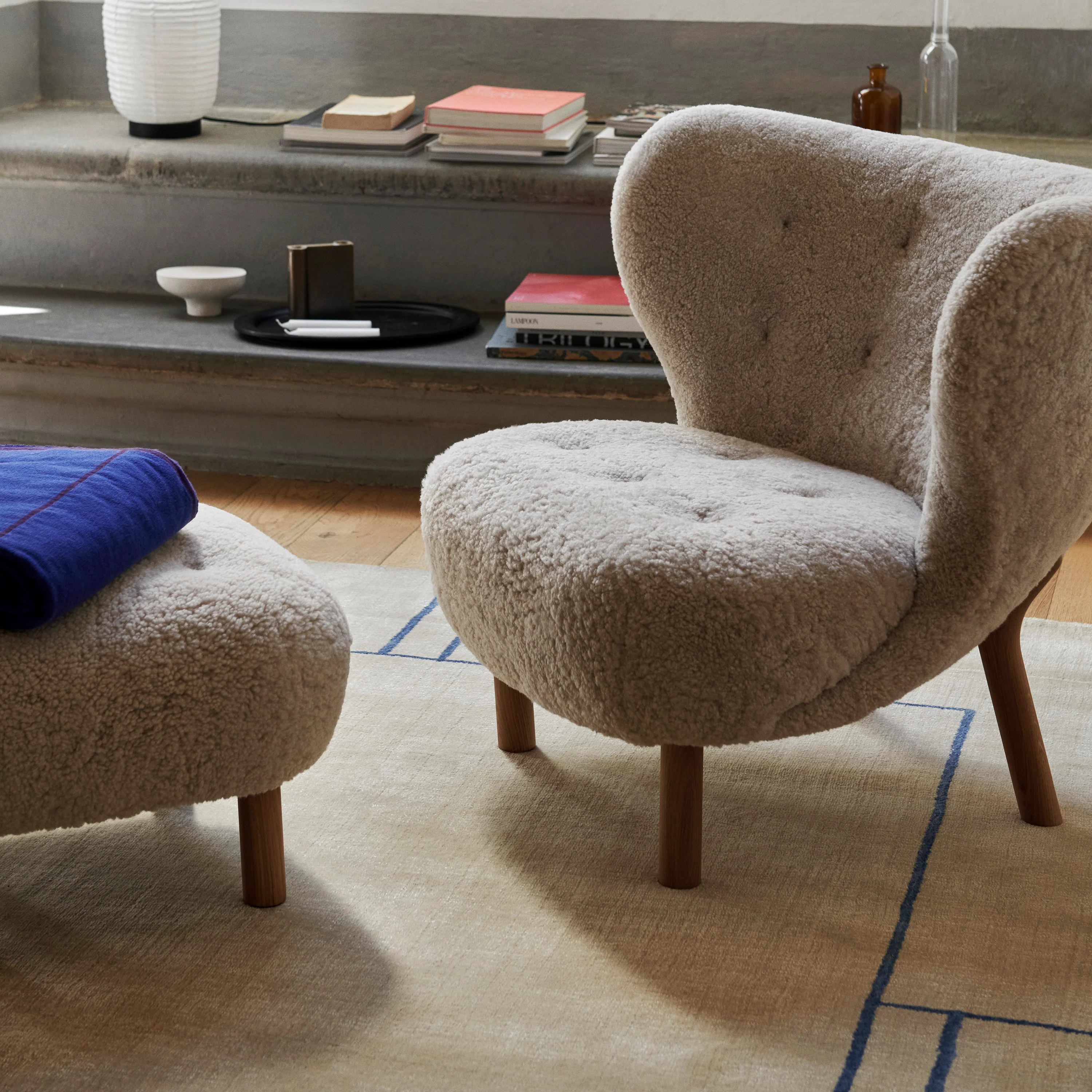 Little Petra Lounge Chair and Pouf - Image 17