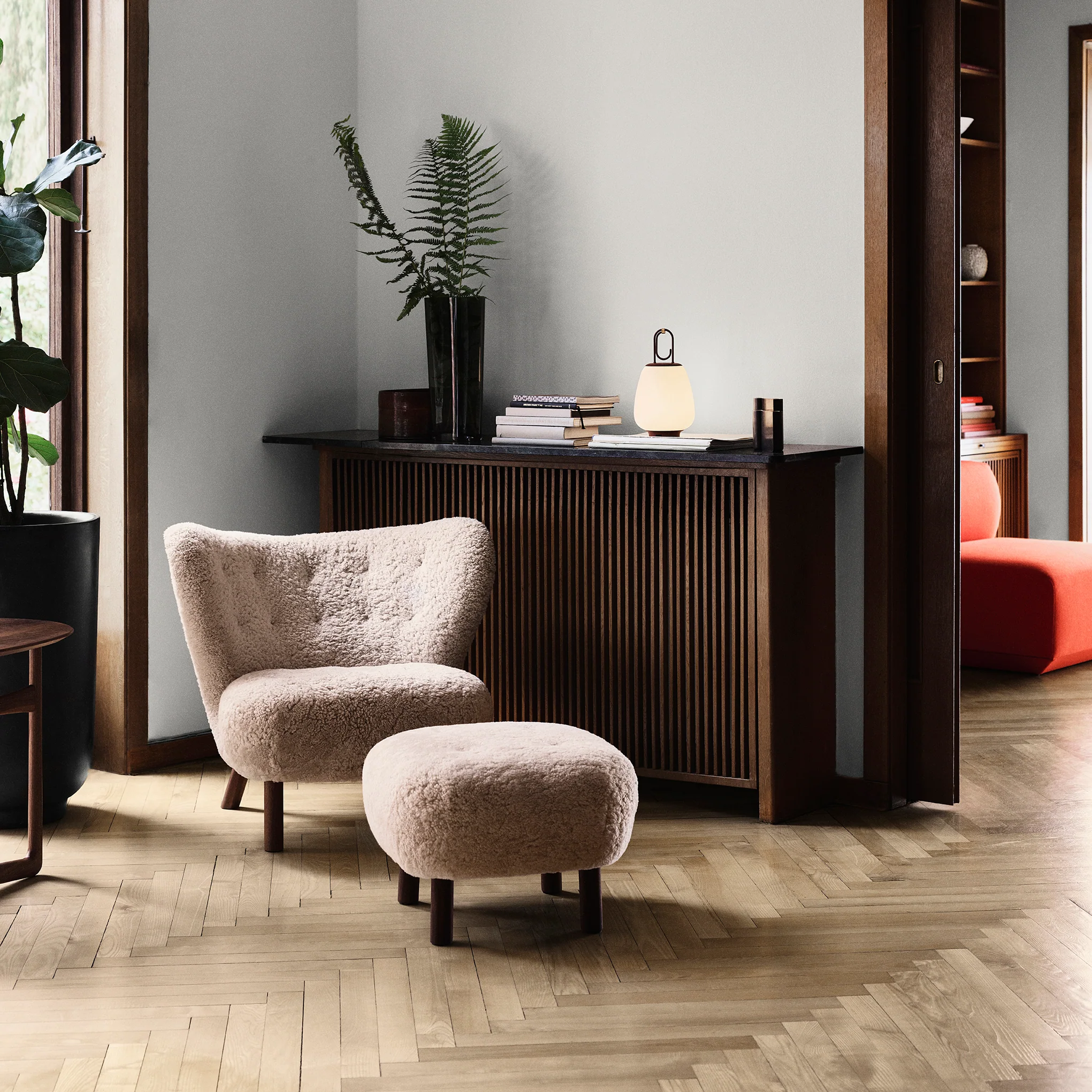 Little Petra Lounge Chair and Pouf - Image 7