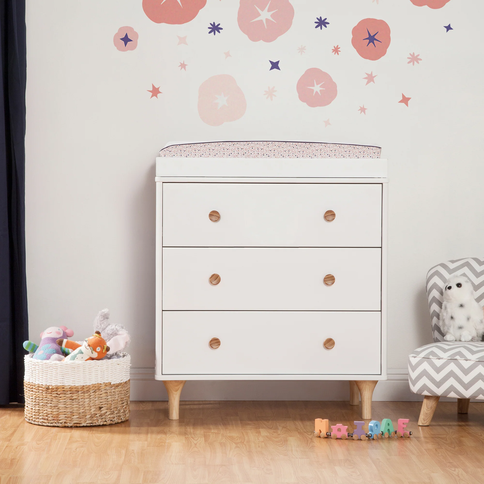 Lolly 3 Drawer Dresser Changer with Removable Changing Tray - Image 14