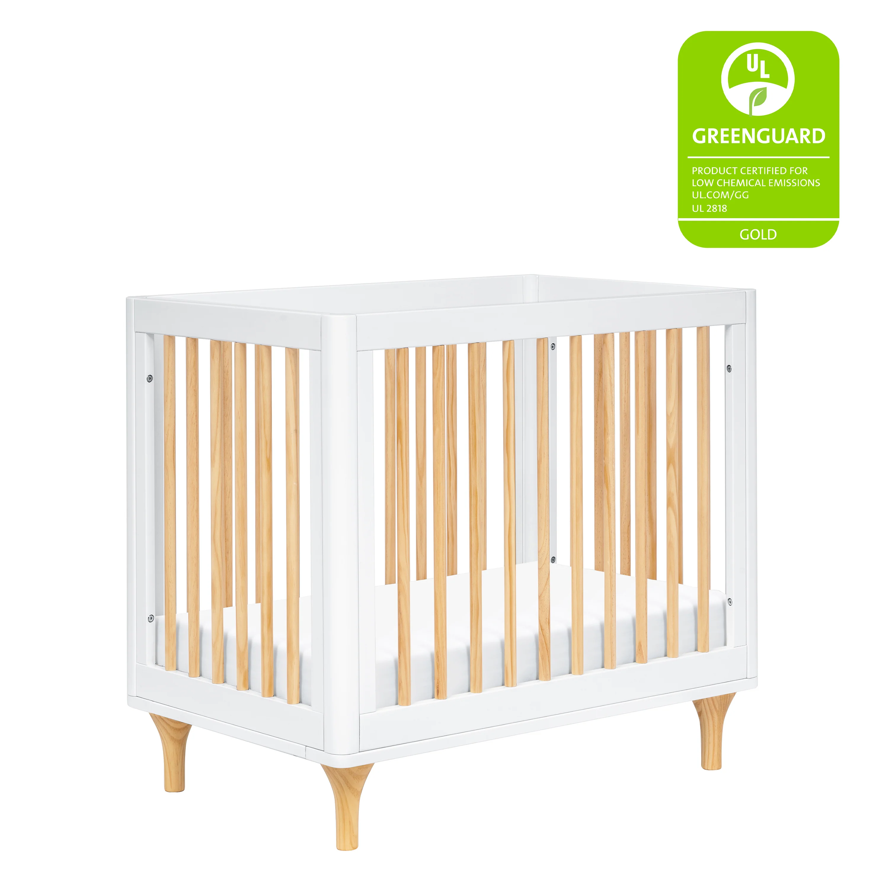 Lolly 4-in-1 Convertible Mini Crib and Twin Bed with Toddler Bed Conversion Kit - Image 11