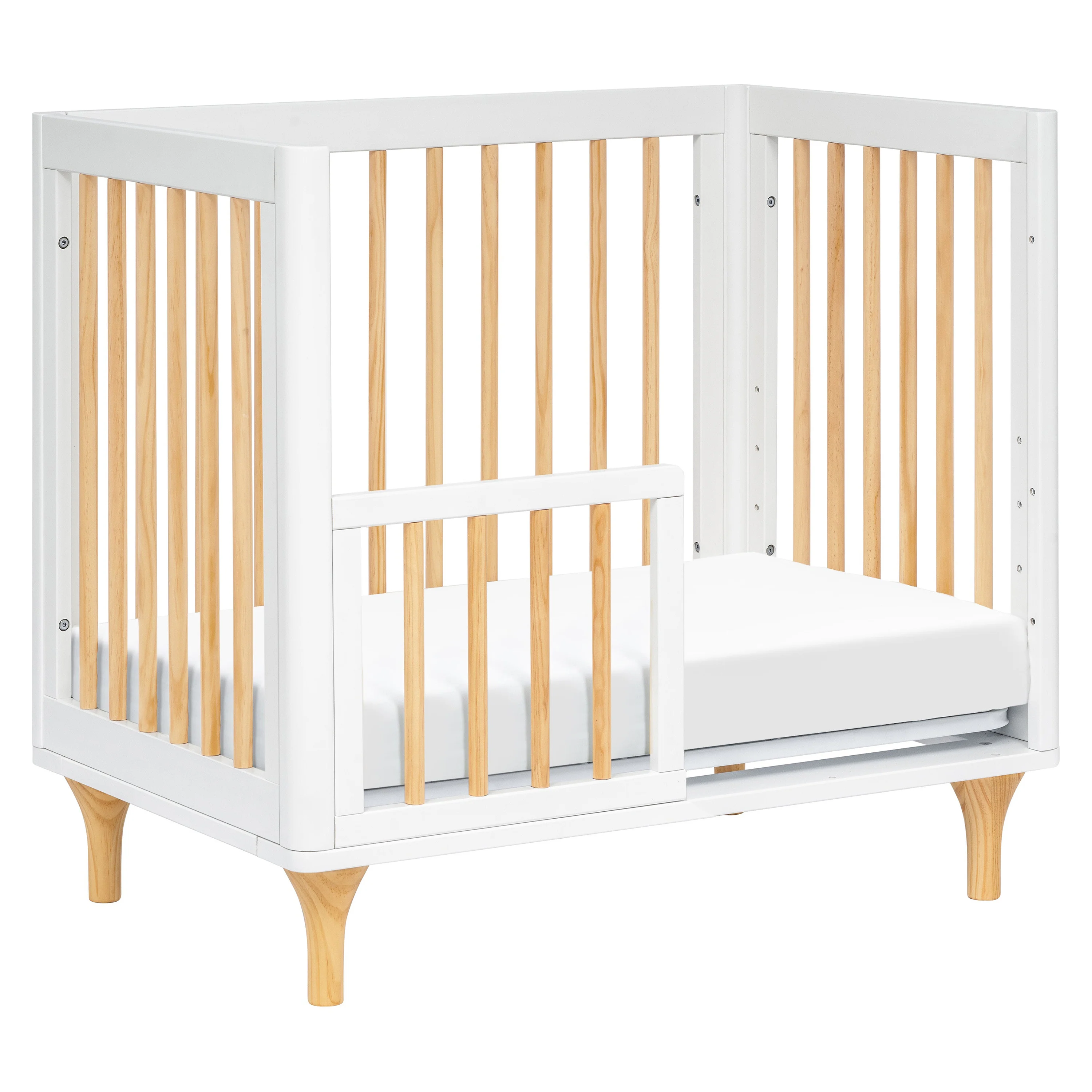 Lolly 4-in-1 Convertible Mini Crib and Twin Bed with Toddler Bed Conversion Kit - Image 4