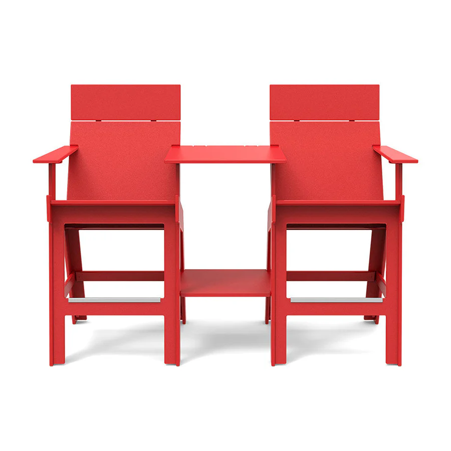 Lollygagger Hi-Rise Outdoor Chairs with Attached Table - Image 2