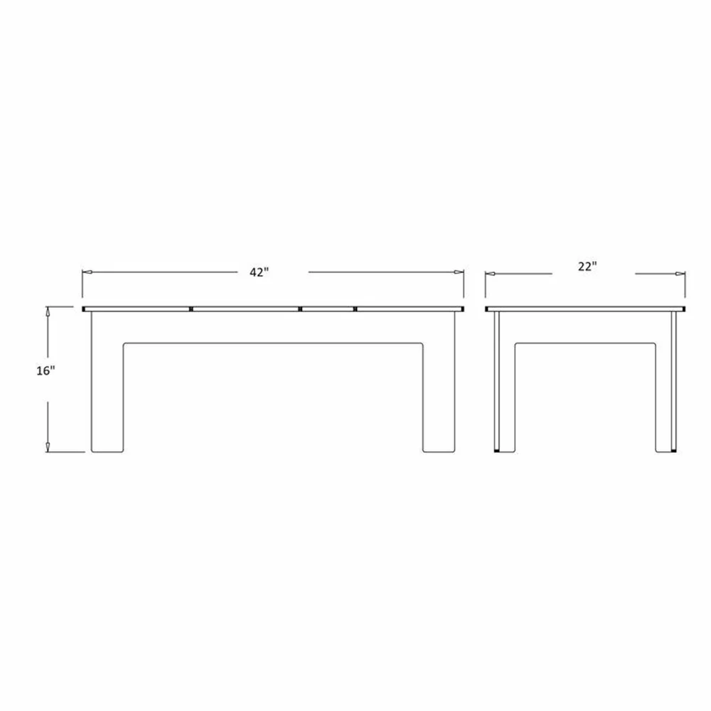Lollygagger Rectangular Outdoor Cocktail Table - Image 46