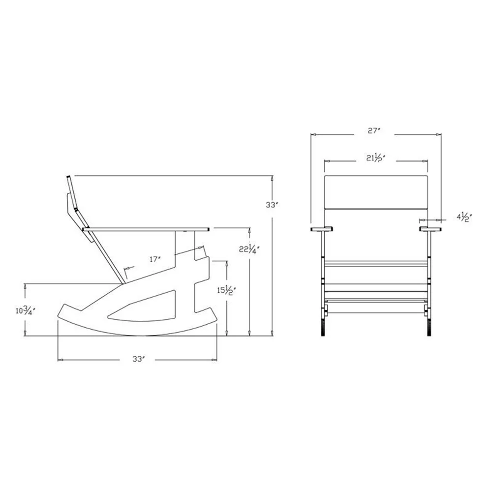 Lollygagger Outdoor Rockers with Cushions Bundle - Image 46