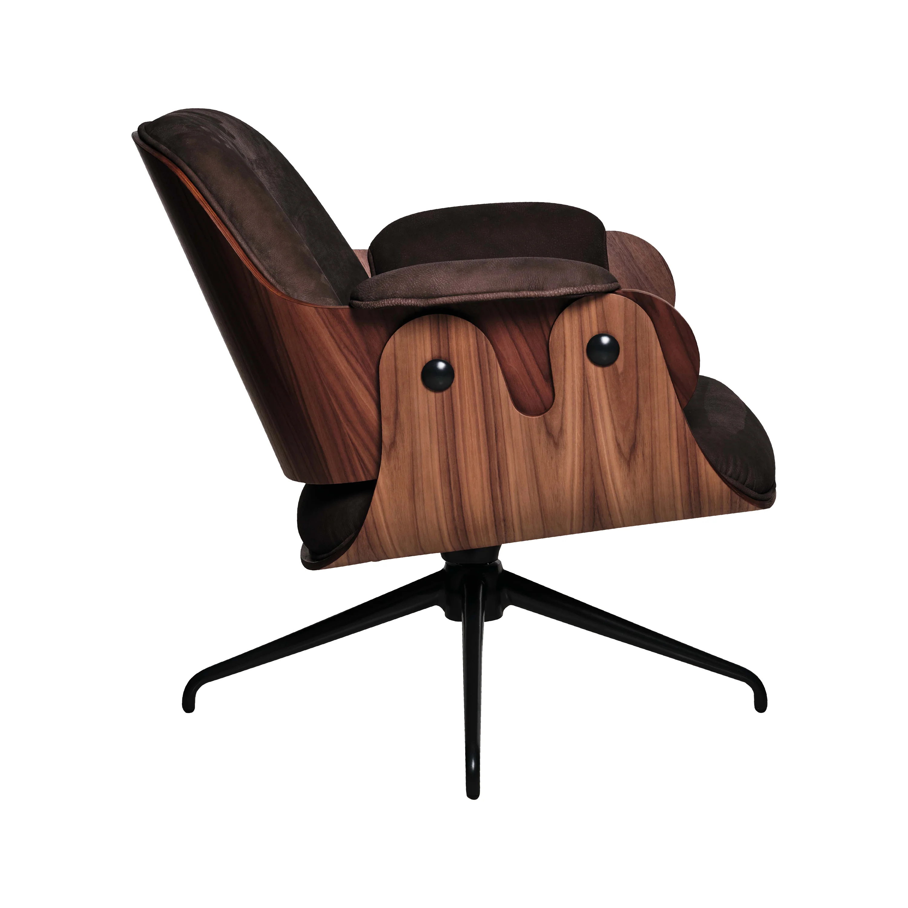 Low Lounger Swivel Armchair - Image 7