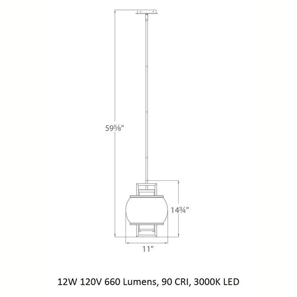 Lucid Outdoor Pendant Light - Image 4