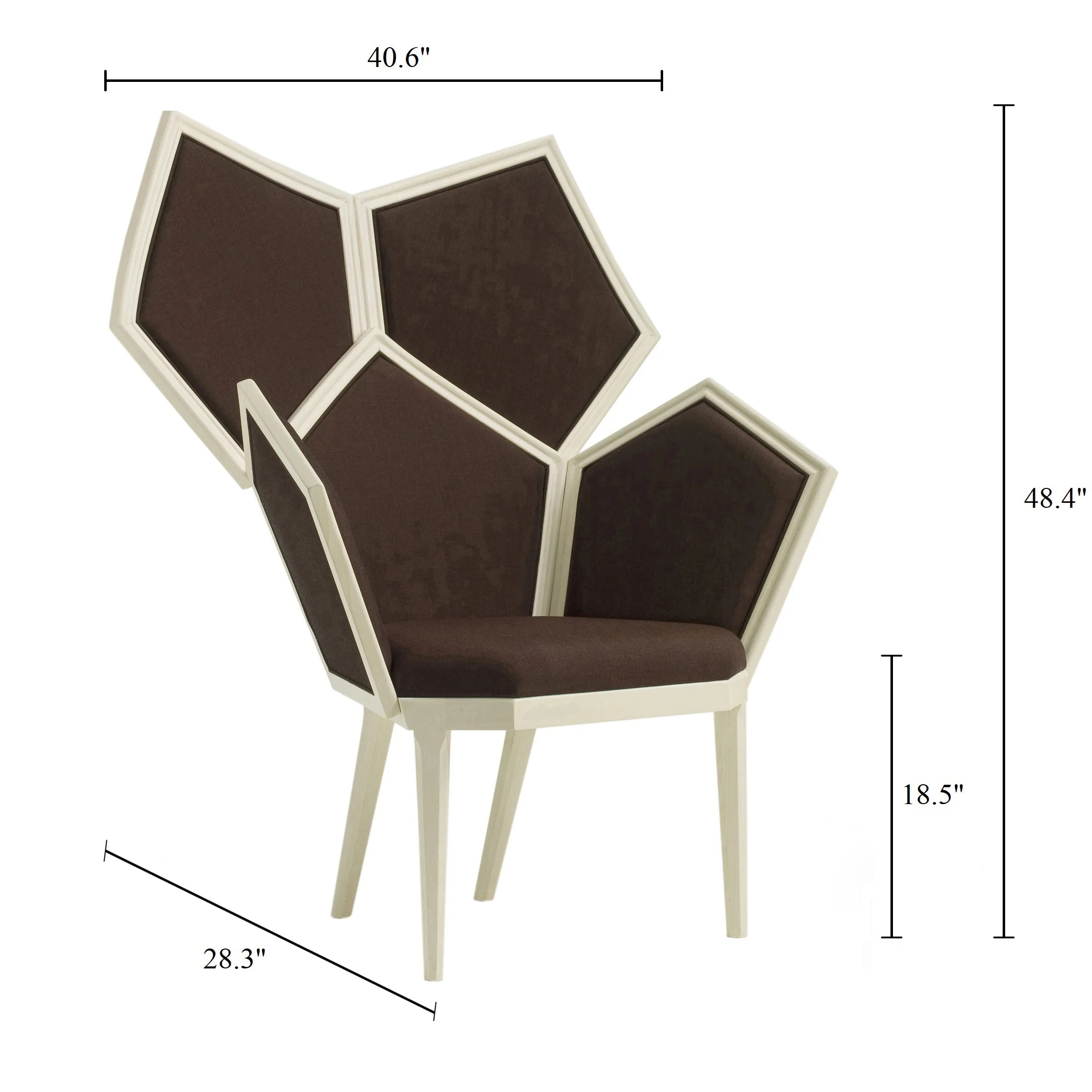 Lui 5A Upholstered Lounge Chair - Image 3