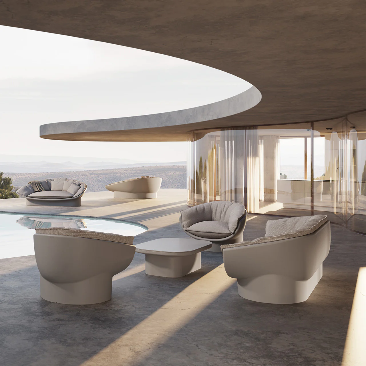 Luna Outdoor Coffee Table - Image 6
