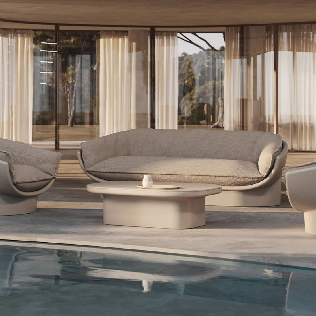 Luna Outdoor Coffee Table with Storage - Image 6