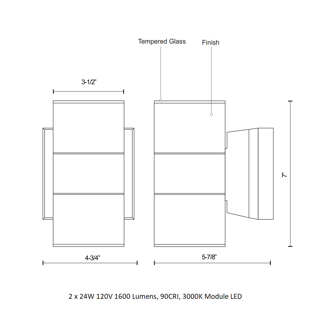 Lund Outdoor Wall Sconce - Image 2