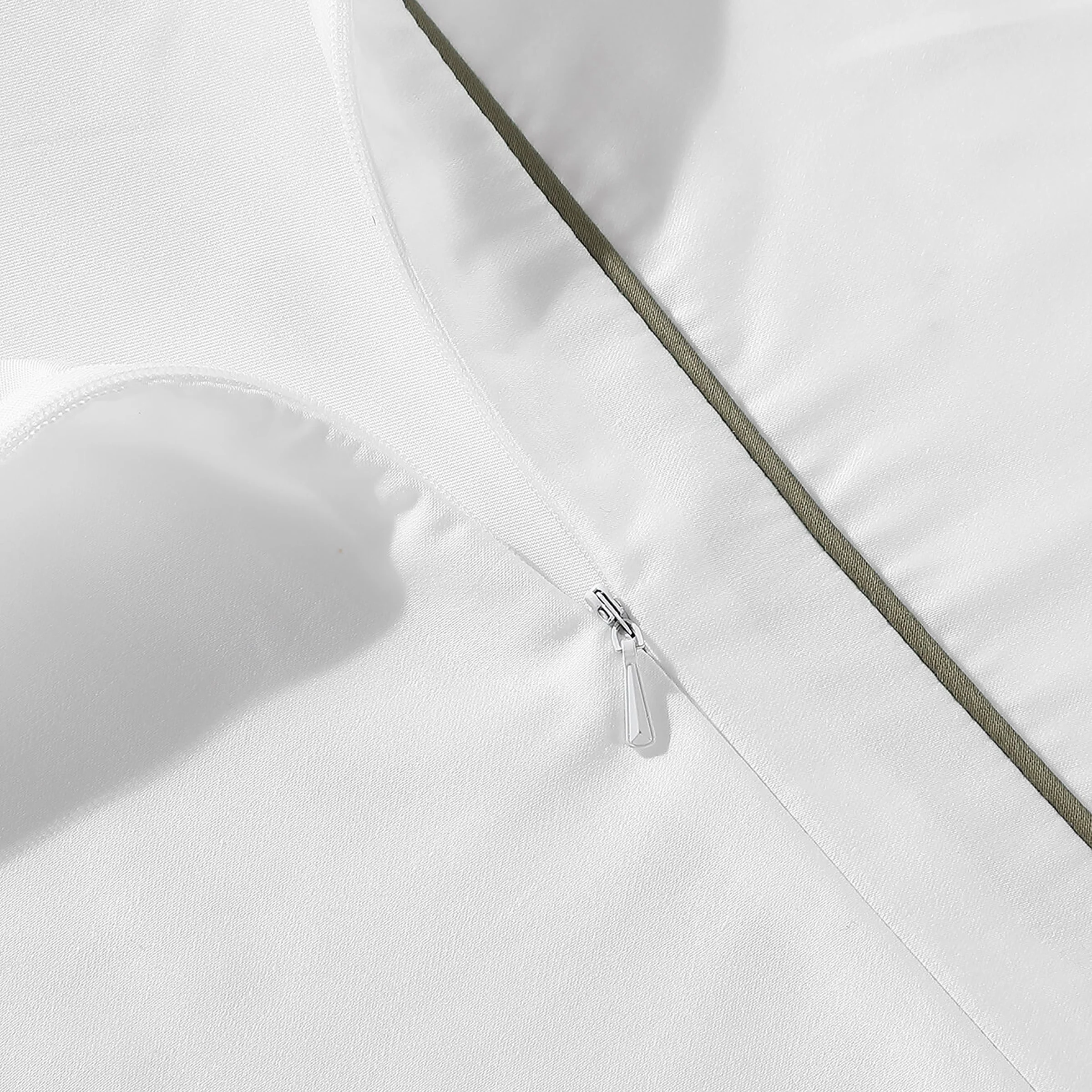 Luxe Bamboo Duvet Cover with Piping - Image 12