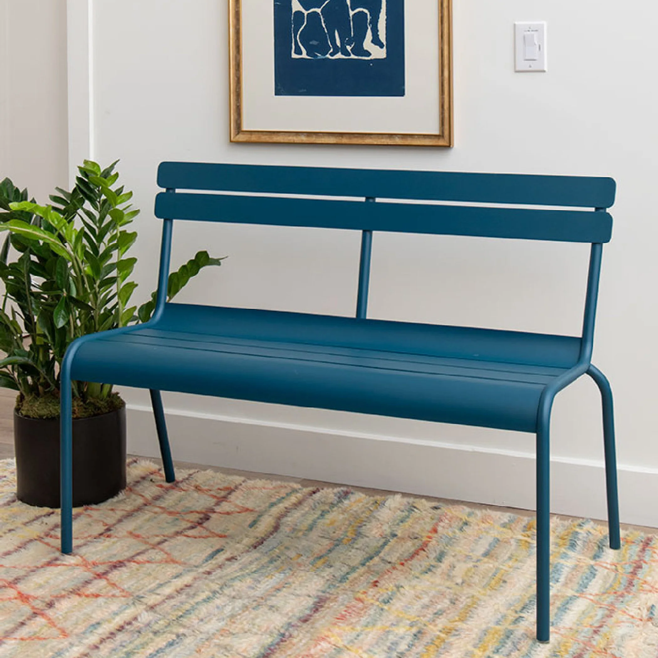 Luxembourg 2 Seater Outdoor Bench - Image 3