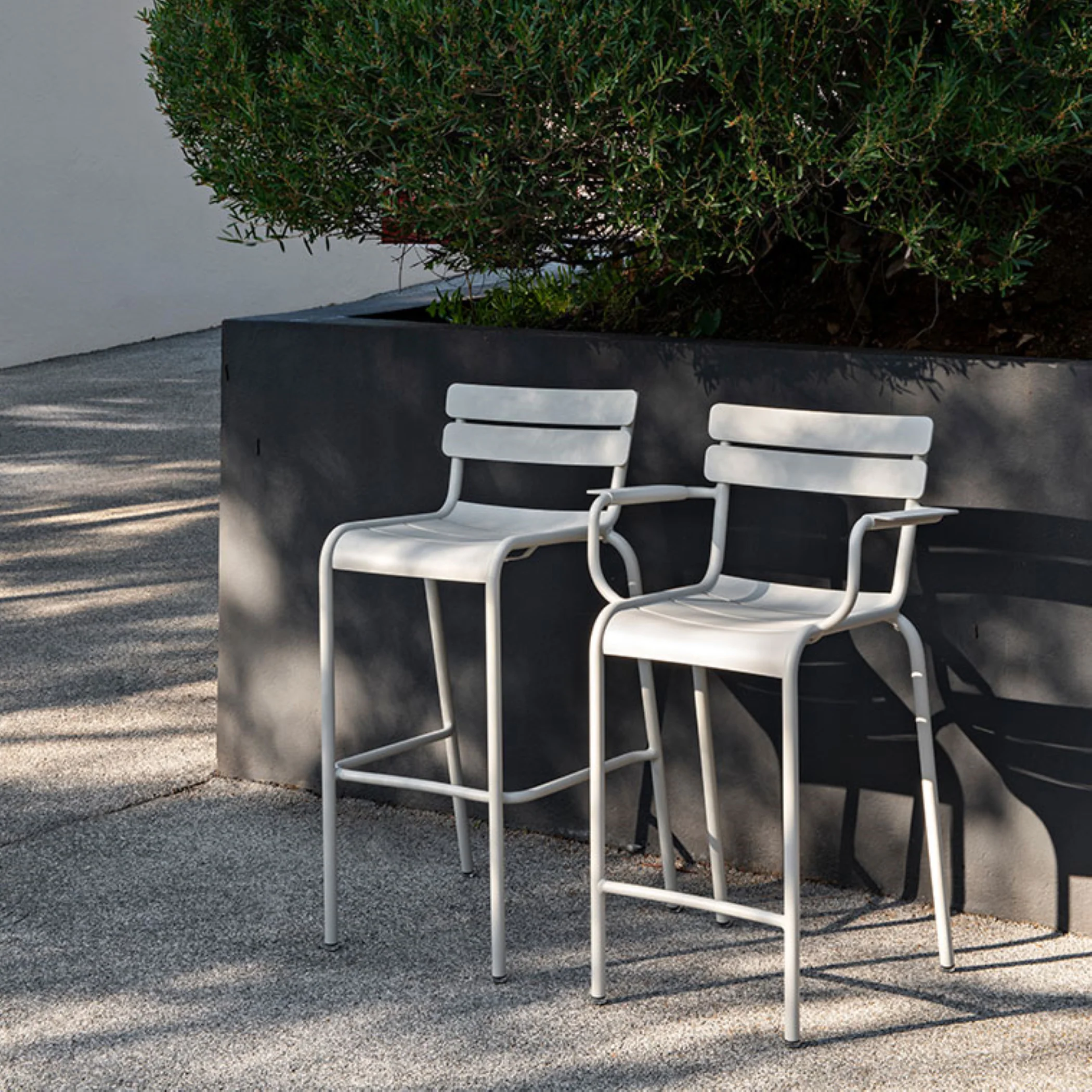 Luxembourg Outdoor Stool with Arms (Set of 2) - Image 25