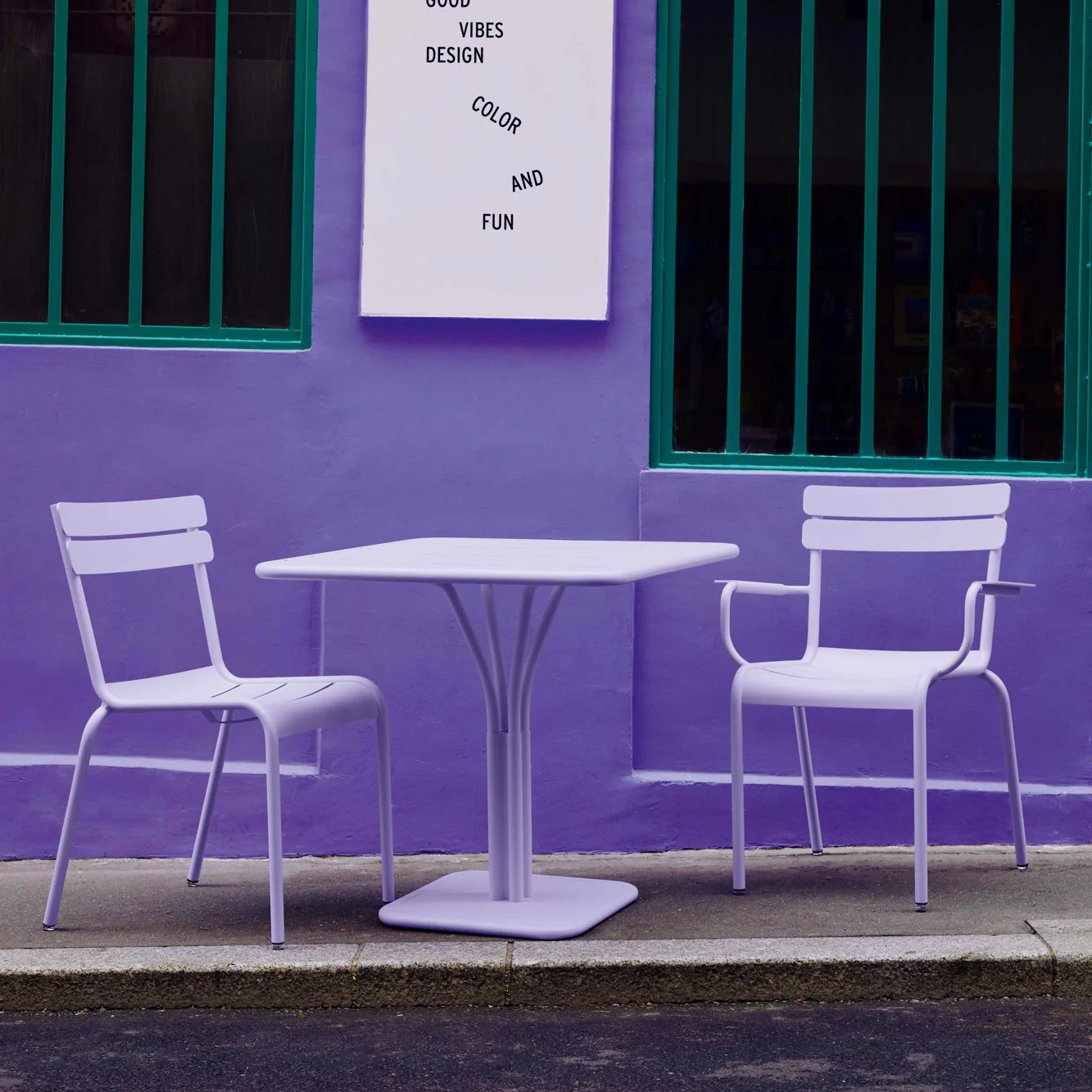 Luxembourg STEEL Outdoor Side Chair (Set of 2) - Image 31
