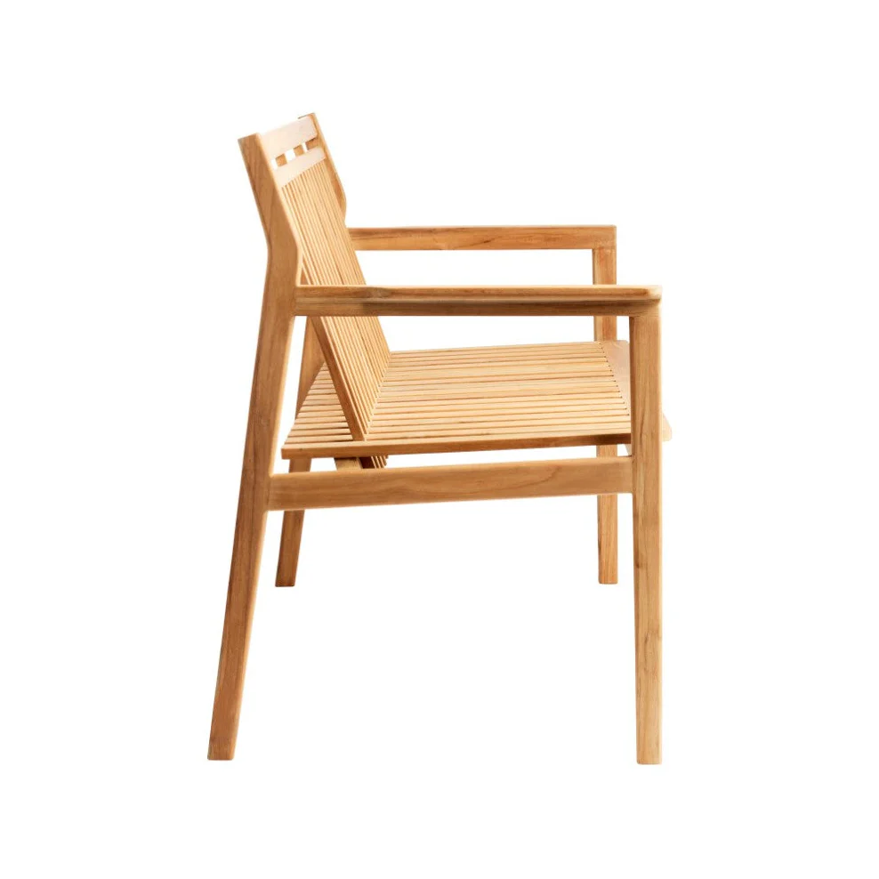 M12 Sammen Outdoor Bench - Image 6