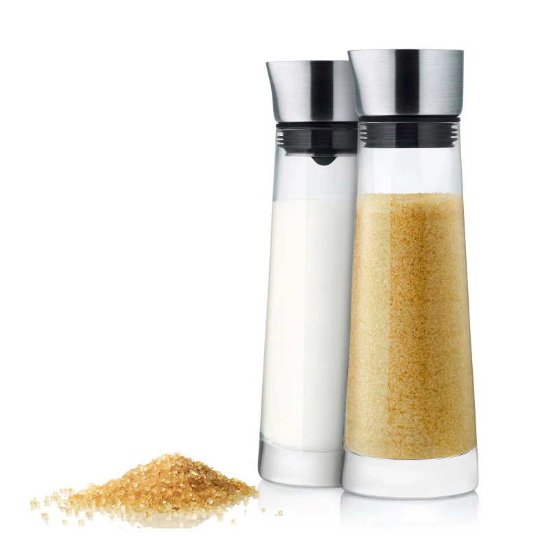 Macchiato Sugar and Creamer Glass Set - Image 2