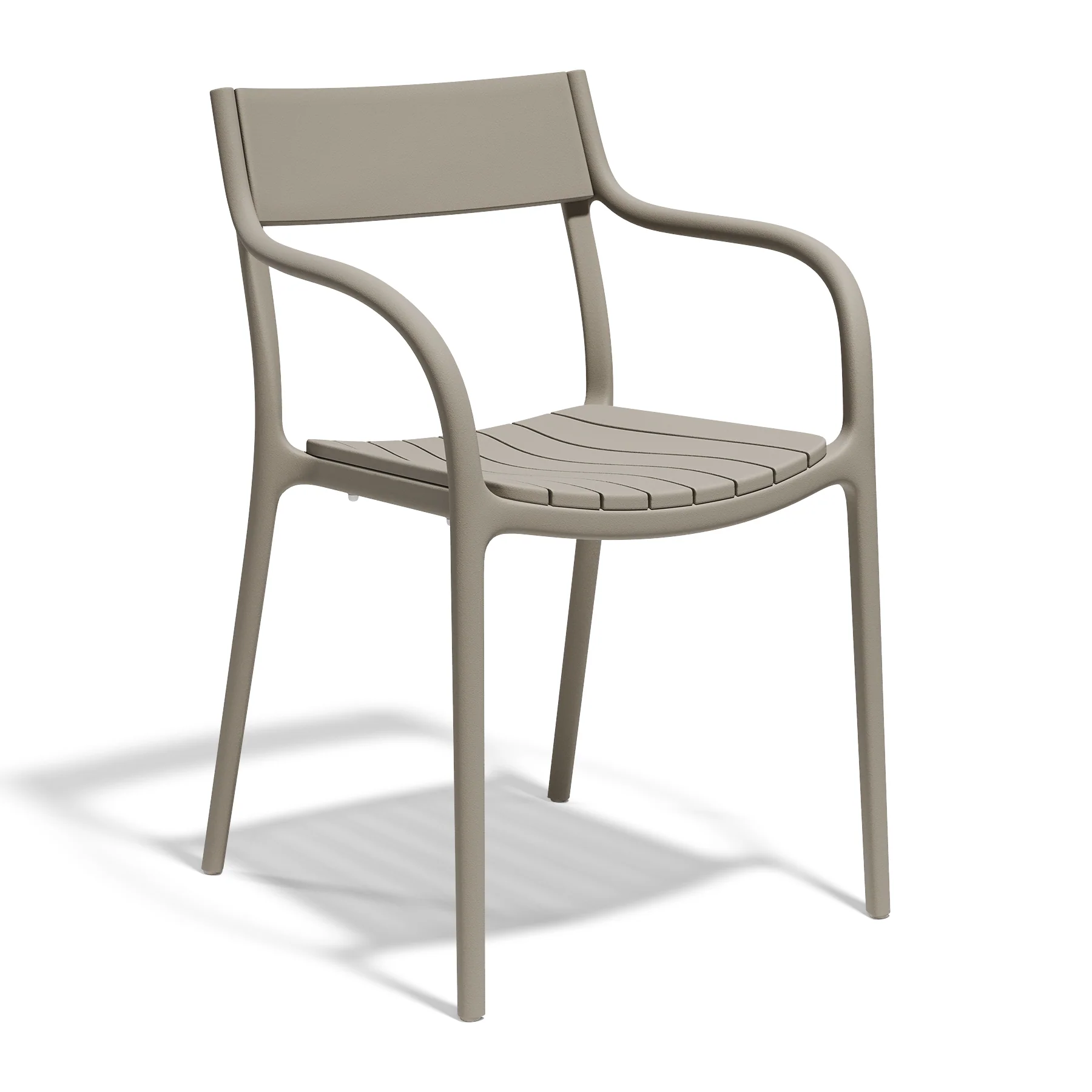 Madison Slats Outdoor Dining Armchair (Set of 4) - Image 3