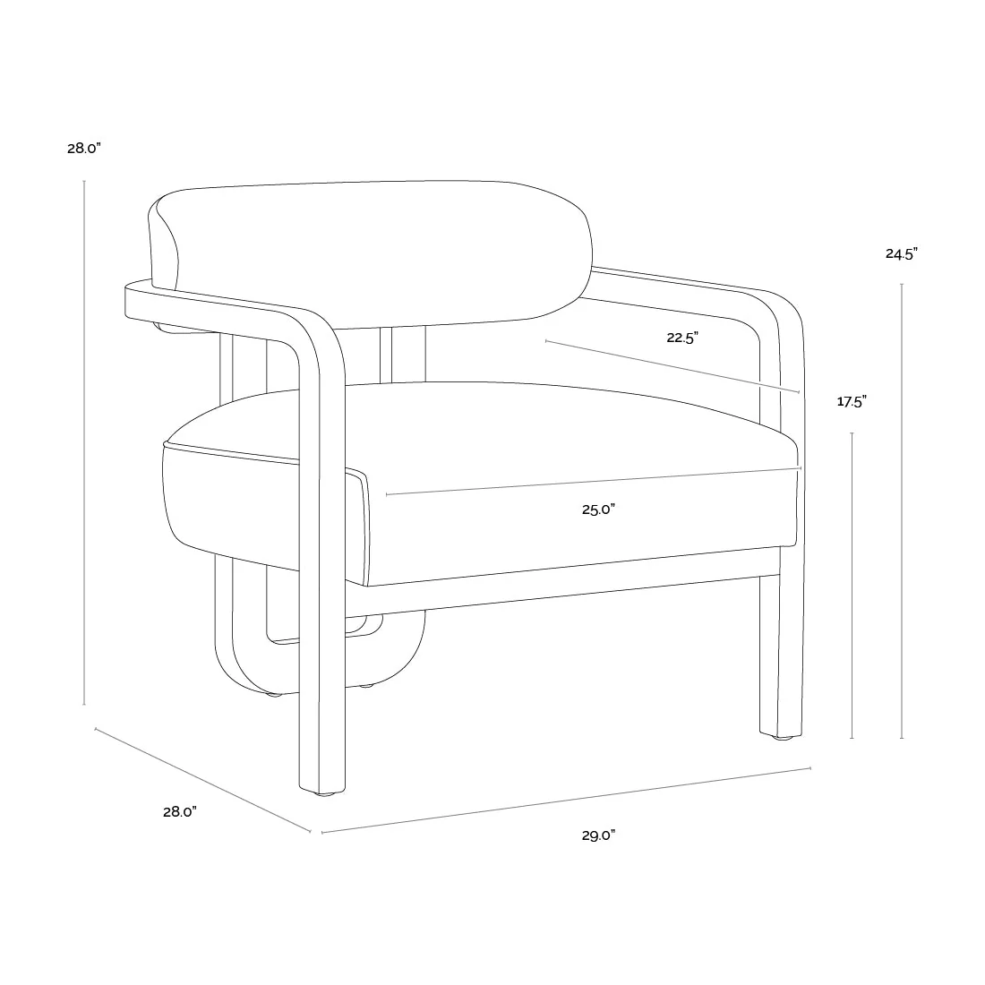 Madrone Lounge Chair - Image 9
