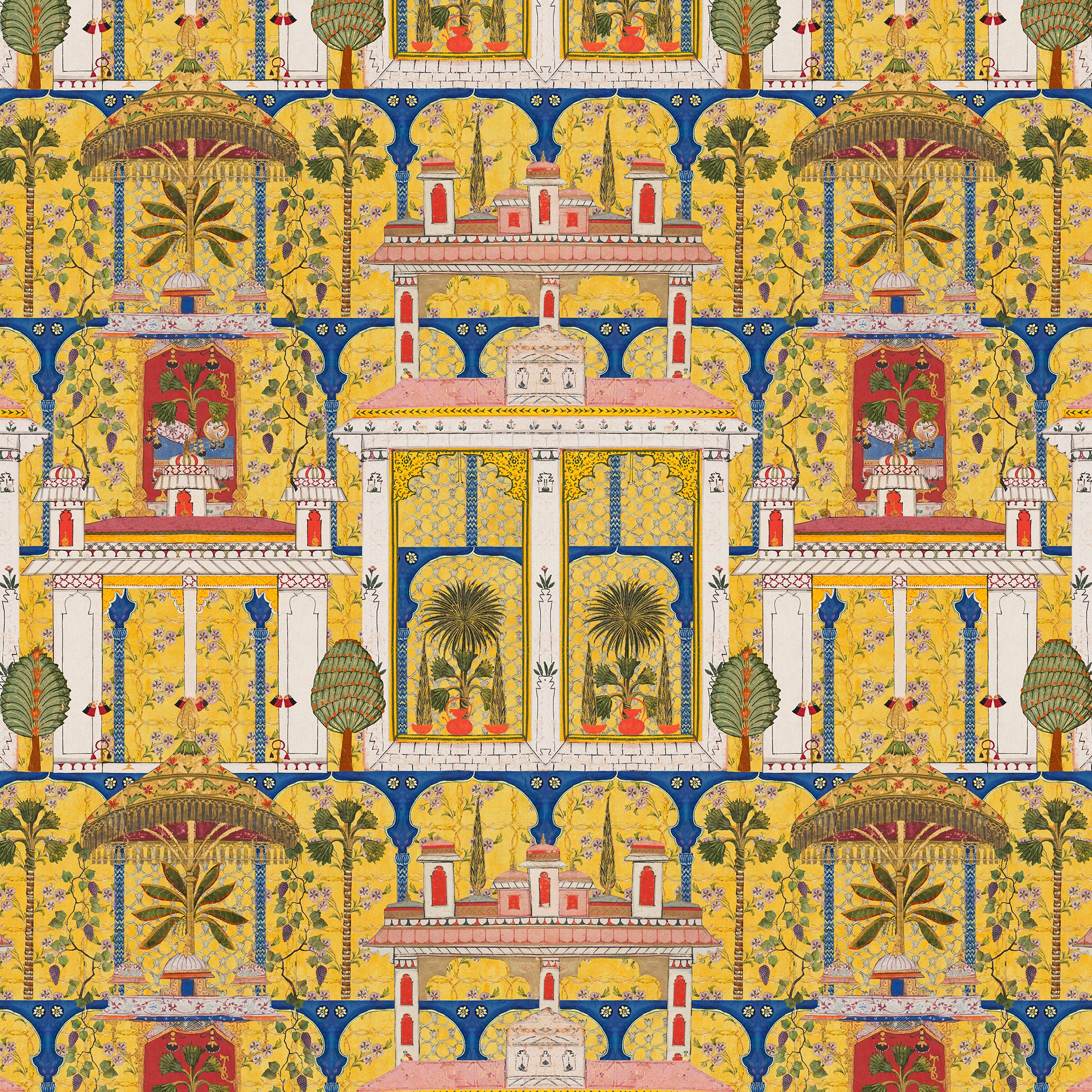 Majorelle Garden Agate Wallpaper Sample Swatch - Image 3