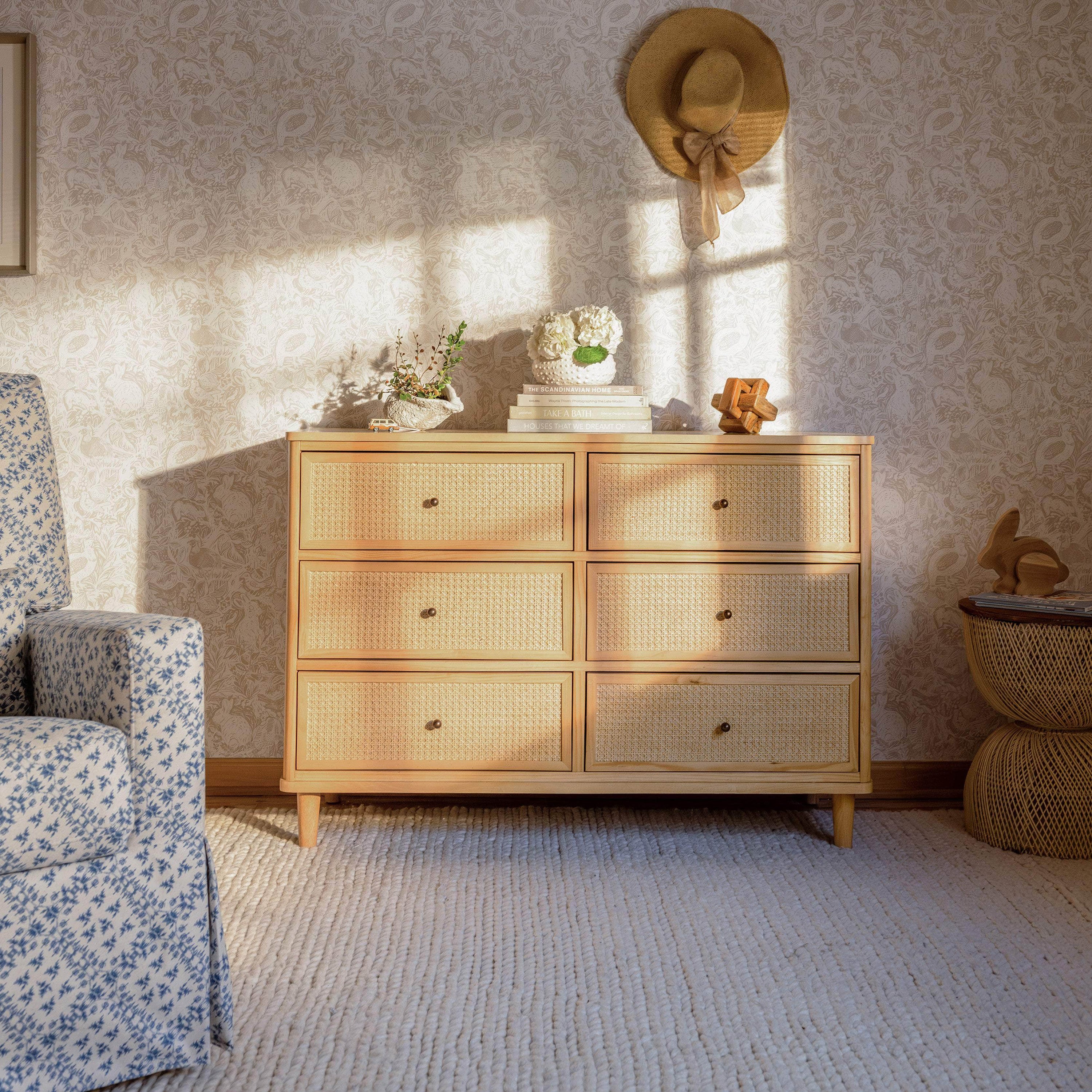 Marin with Cane 6 Drawer Dresser - Image 22