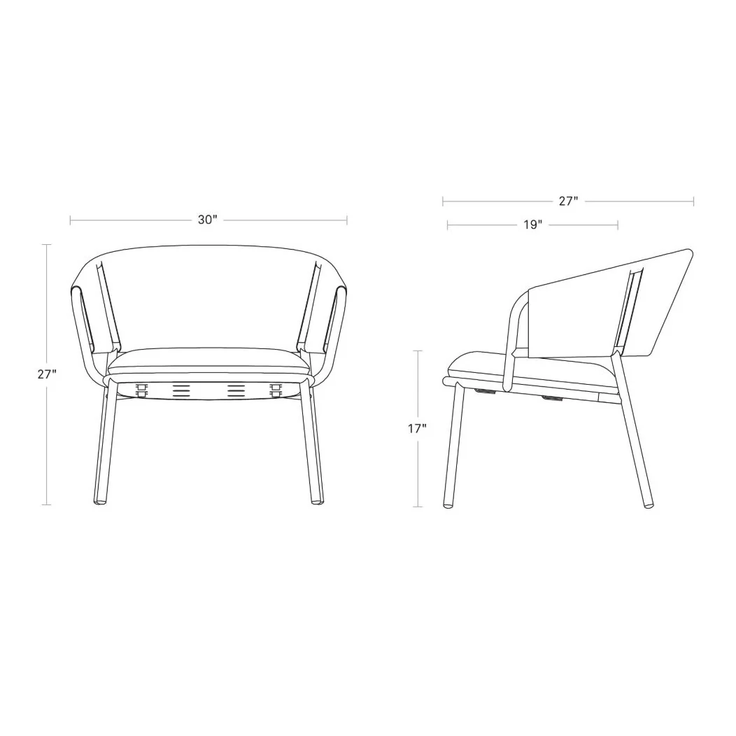 Mate Outdoor Lounge Chair - Image 20
