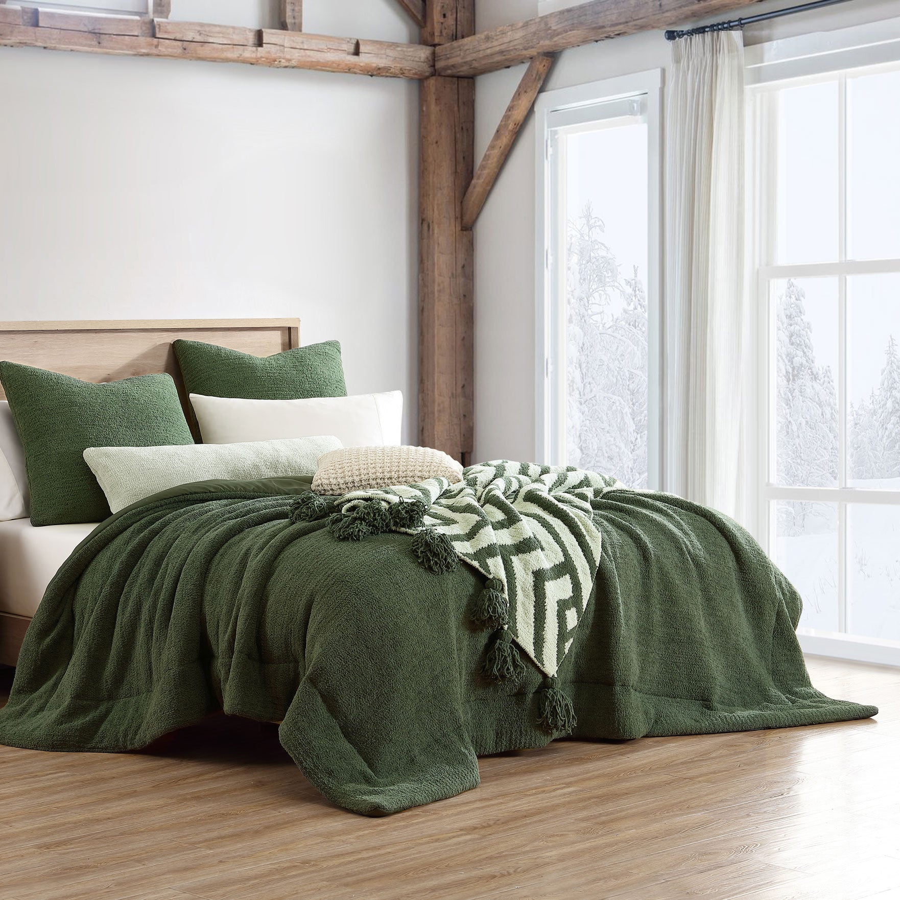 Maze Pom Pom Throw Blanket - Image 8
