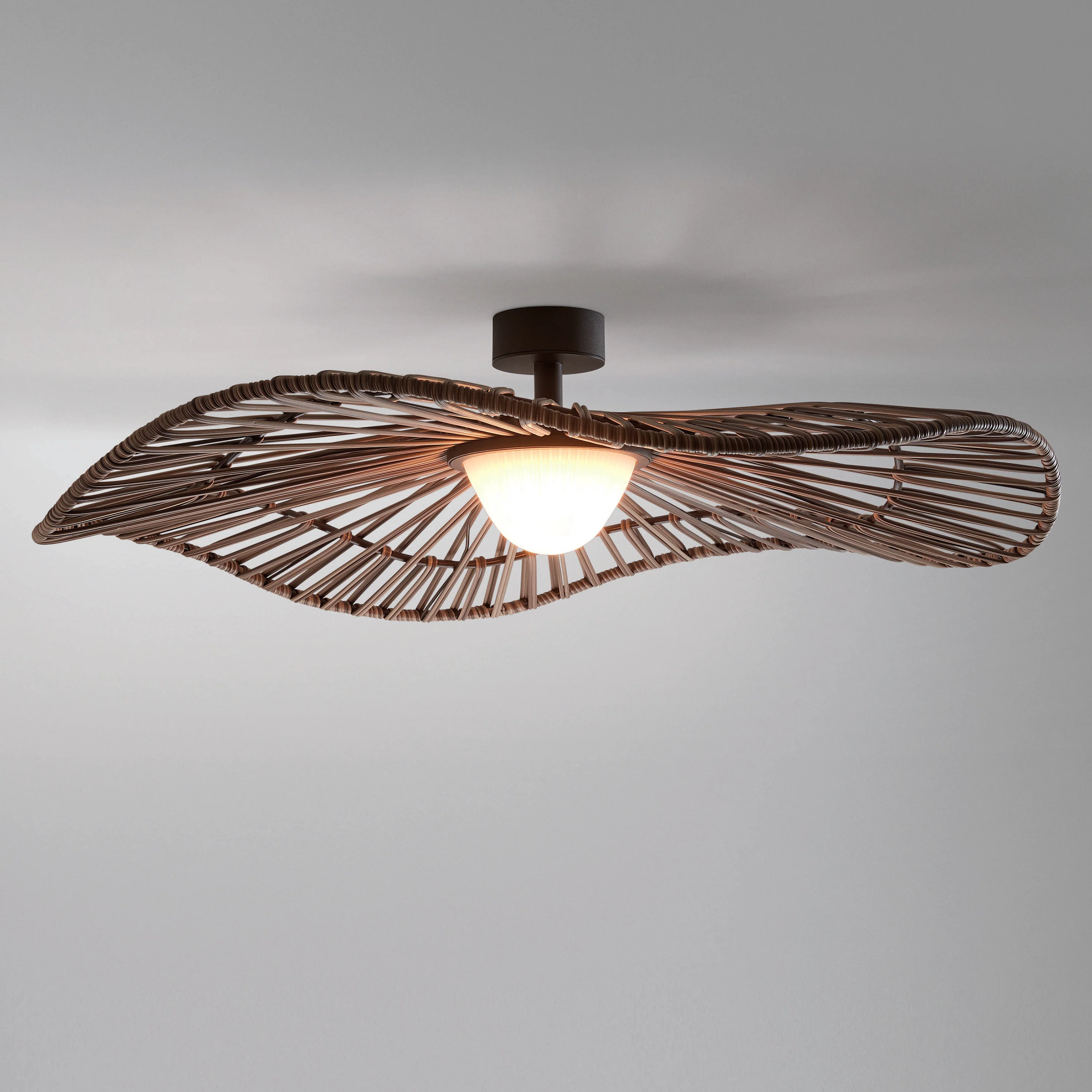 Mediterrania Outdoor LED Semi Flush Mount - Image 3
