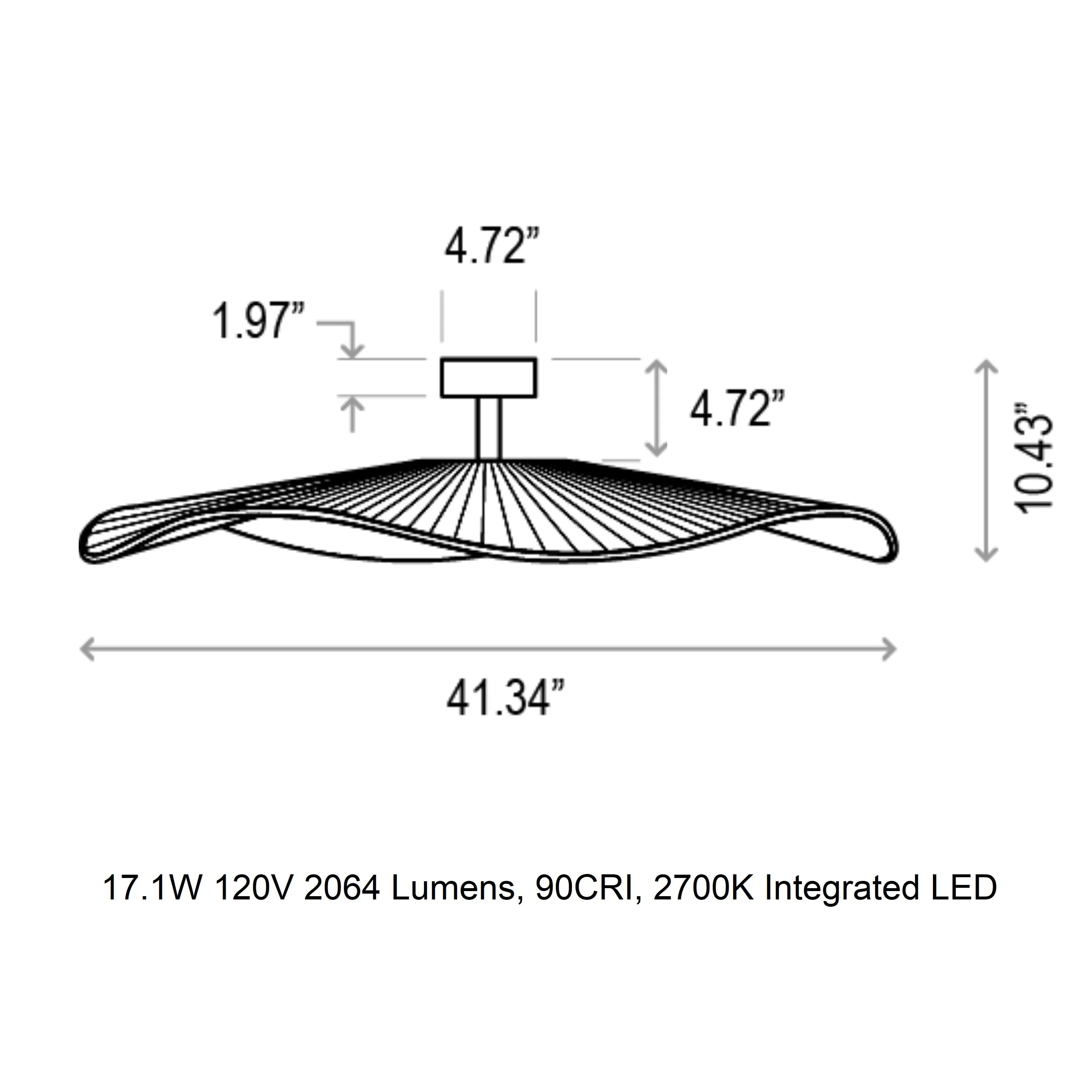 Mediterrania Outdoor LED Semi Flush Mount - Image 4