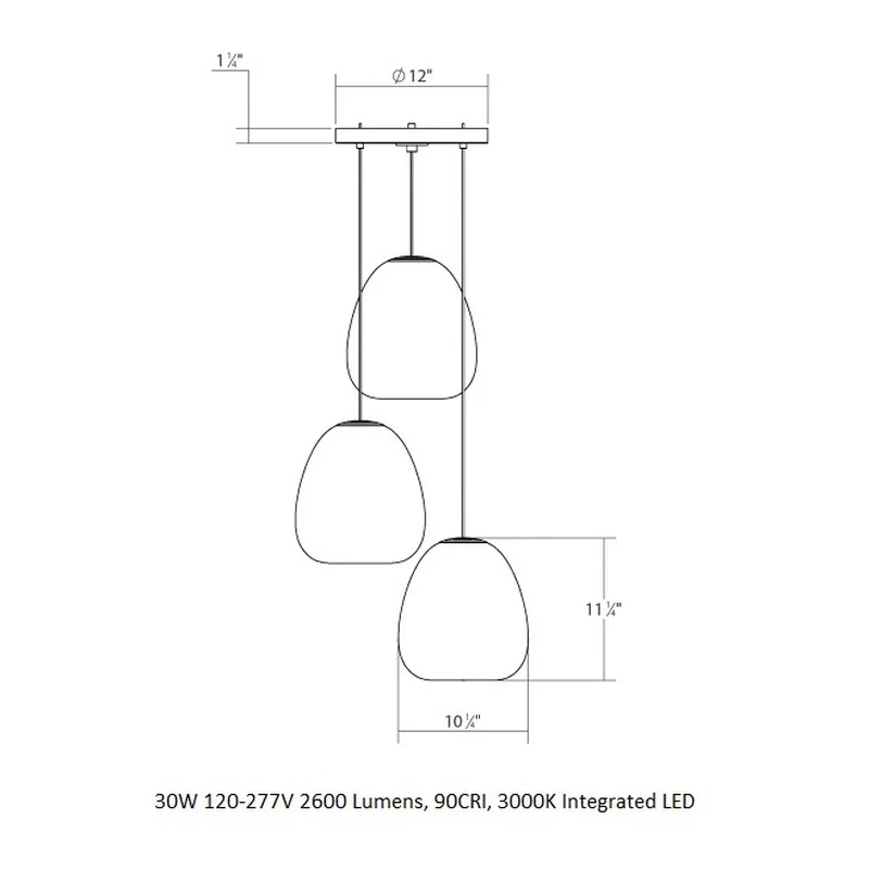 Mela Multi-Light LED Pendant Light - Image 3