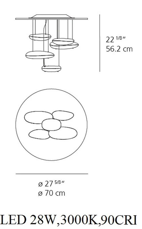 Mercury Mini Semi Flush Mount - Image 6