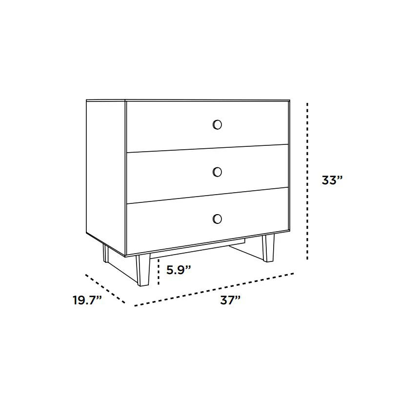 Sparrow 3-Drawer Dresser - Image 6