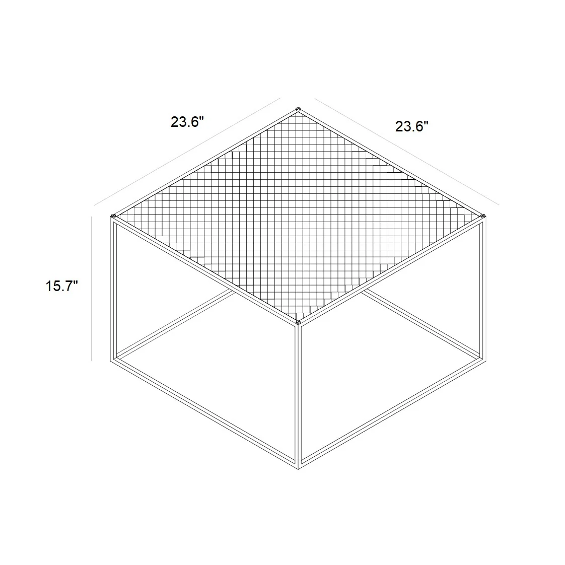 Meshed Coffee Table - Image 9