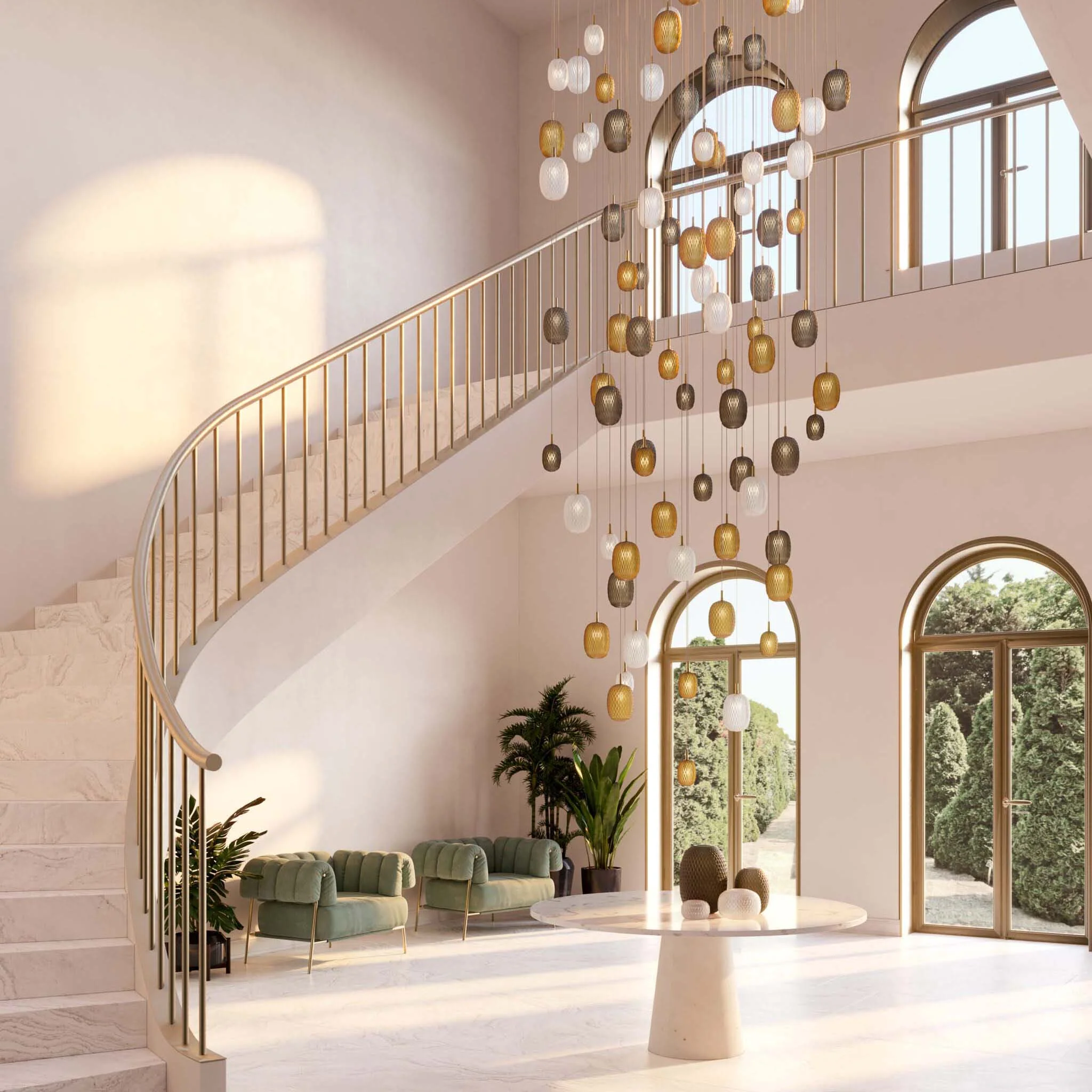 Metamorphosis Round LED Chandelier - Image 9