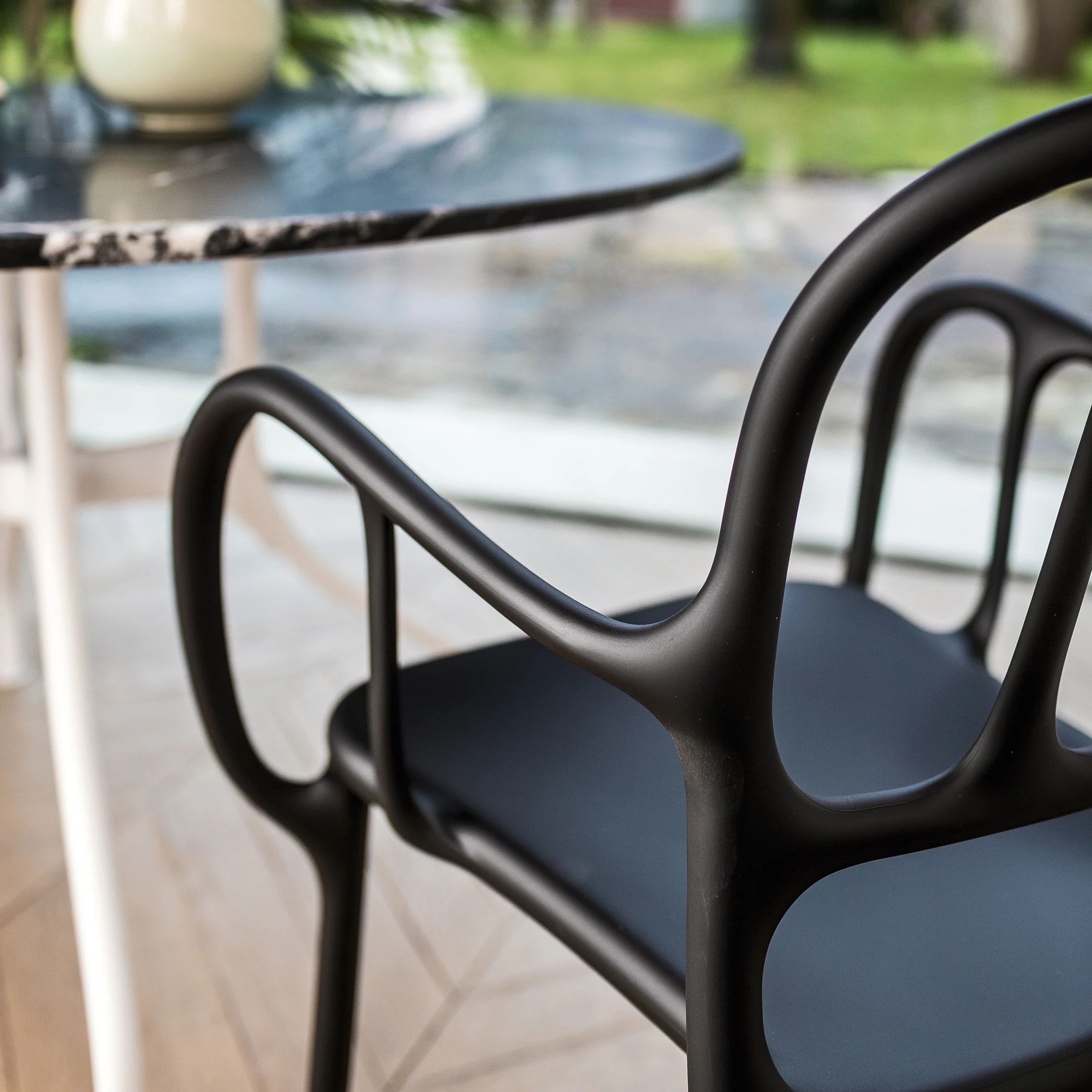 Mila Outdoor Stacking Armchair (Set of 2) - Image 14