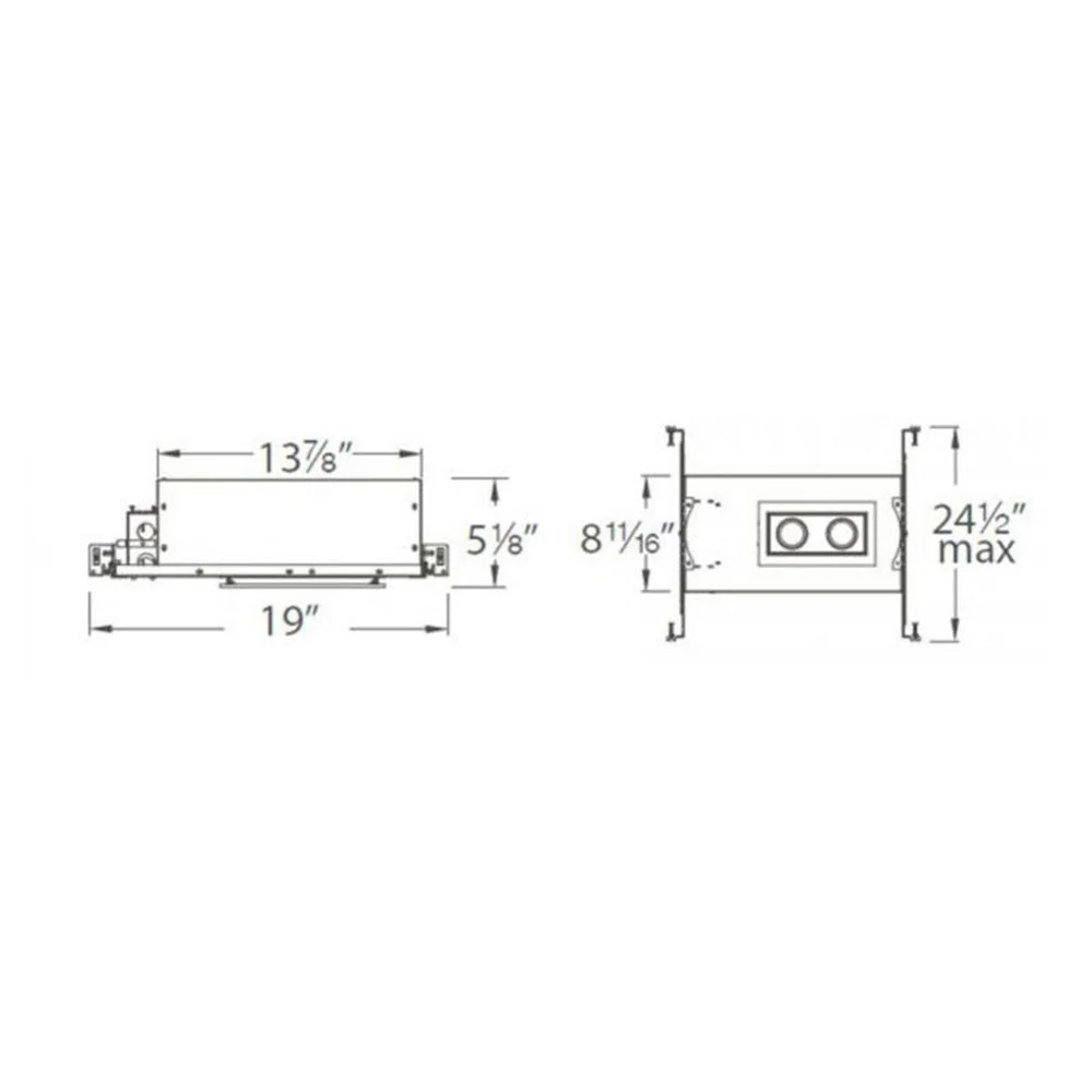 Mini Multiple Spots Two Light Recessed Trim and Housing - Image 12