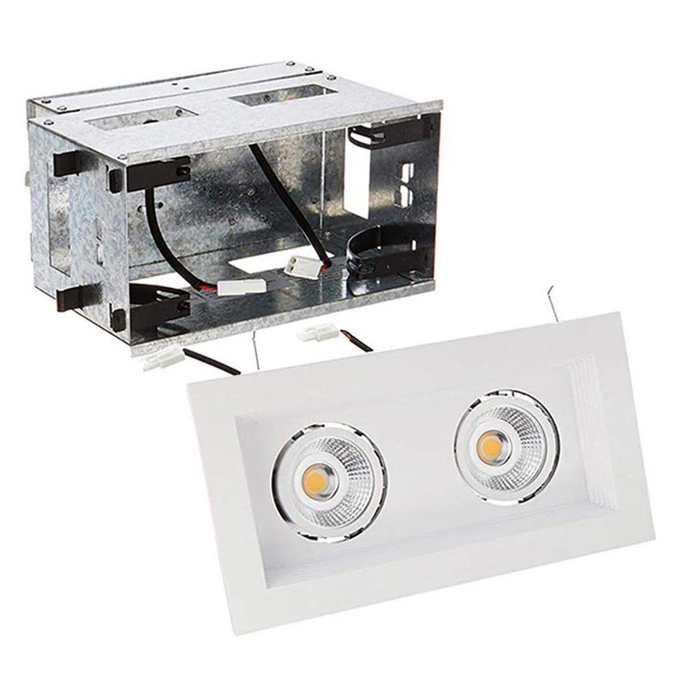 Mini Multiple Spots Two Light Recessed Trim and Housing - Image 4