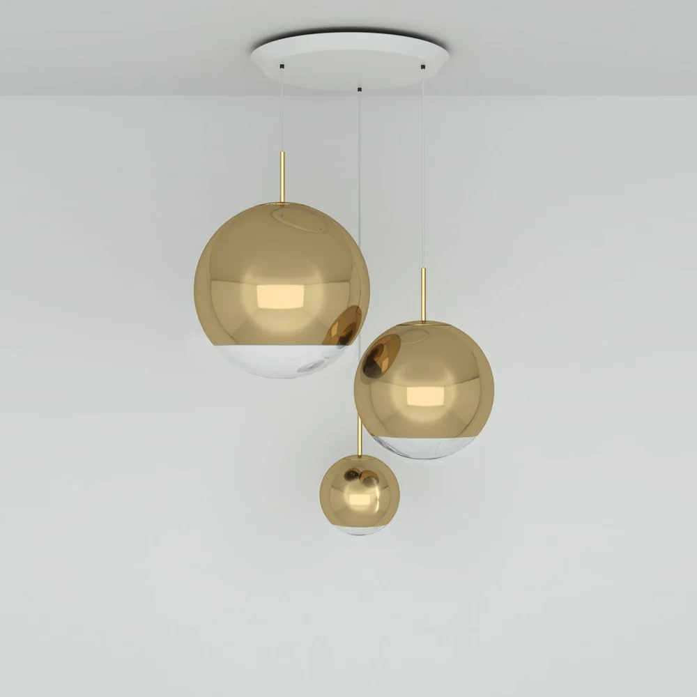 Mirror Ball Trio LED Multi-Light Pendant Light - Image 16