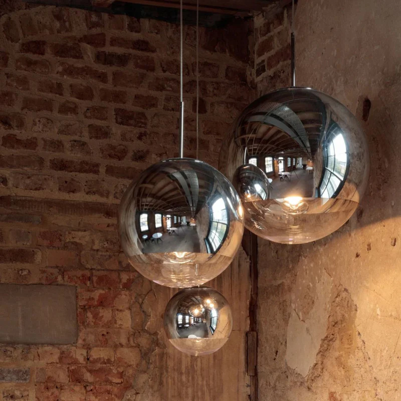Mirror Ball Trio LED Multi-Light Pendant Light - Image 2