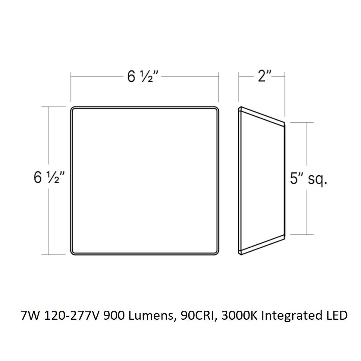 Mist Square LED Wall Sconce - Image 12