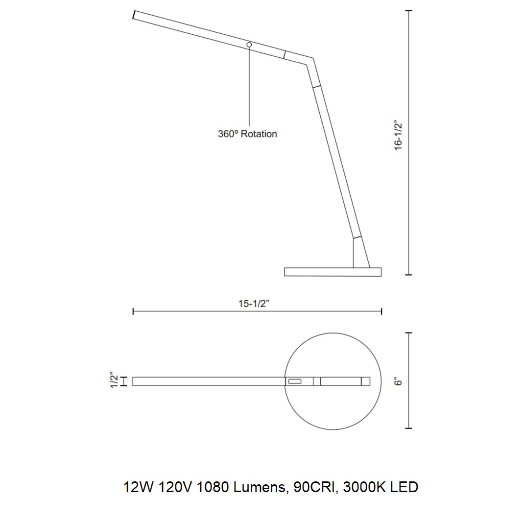 Miter Table Lamp - Image 6