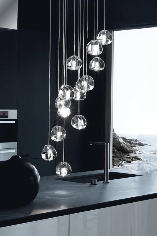 Mizu Rectangle Cluster Pendant Light - Image 2