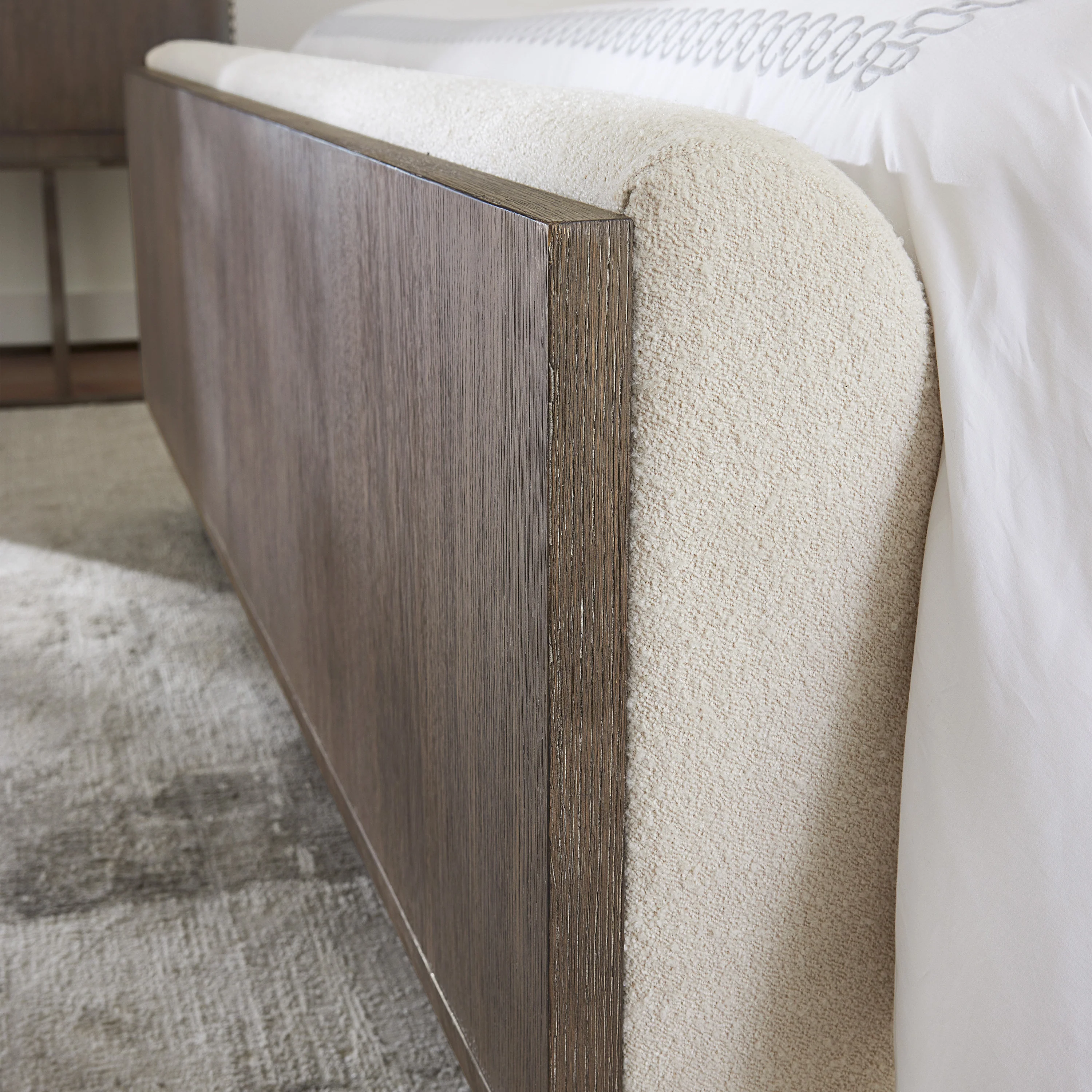 Modern Mood Upholstered Panel Bed - Image 9