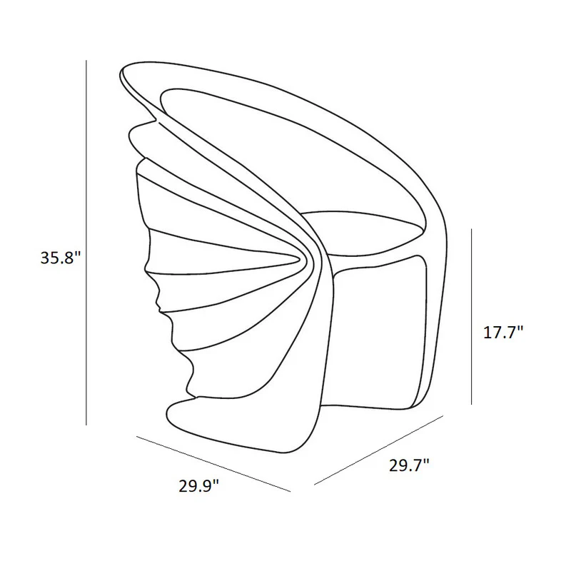 Modesty Veiled Armchair - Image 13