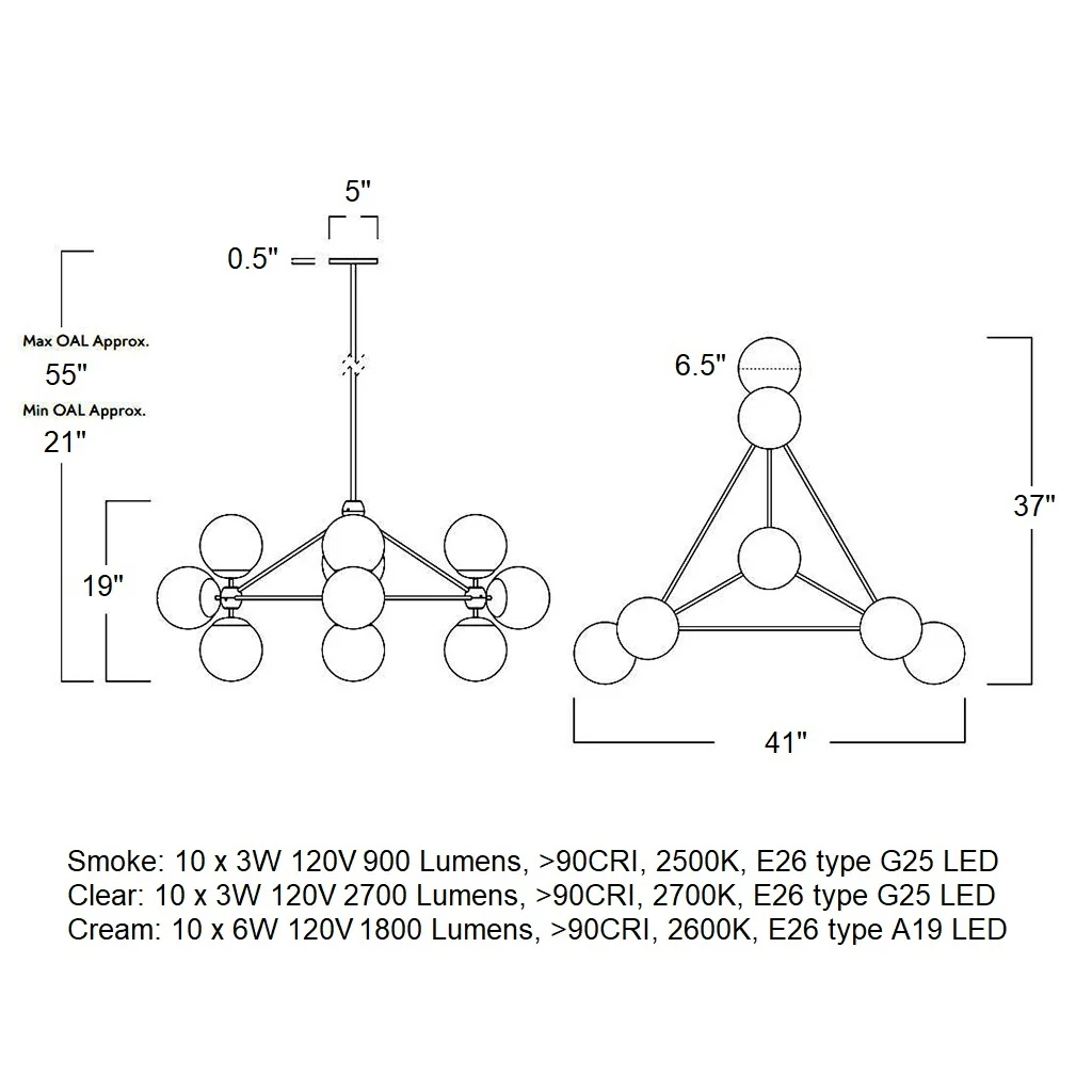 Modo LED Chandelier - Image 132