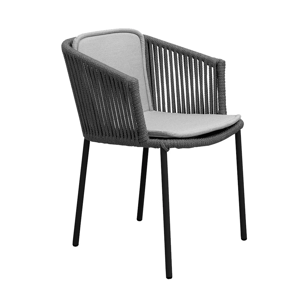 Moments Outdoor Stackable Armchair with Cushion - Image 21
