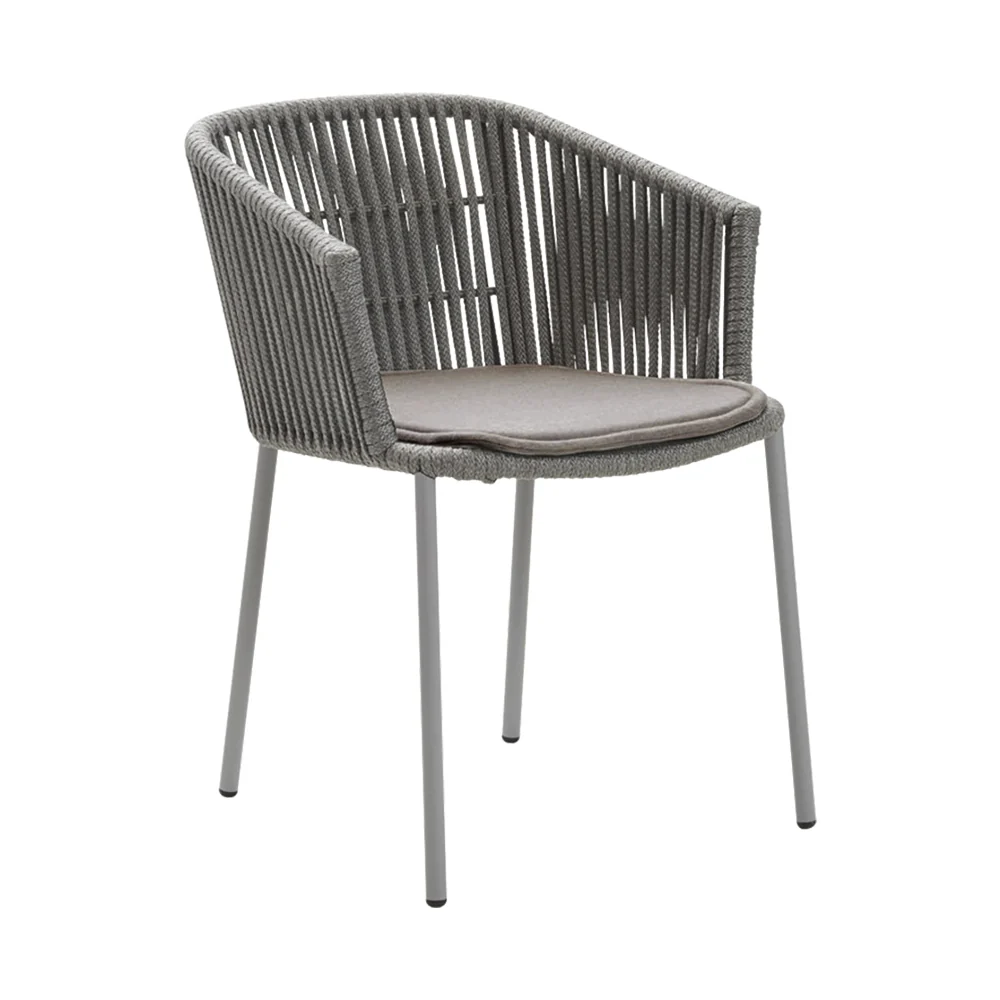 Moments Outdoor Stackable Armchair with Cushion - Image 34